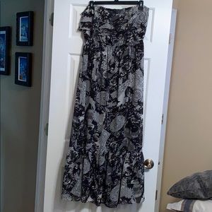 Lane Bryant Dress EUC Size 14/16 Black Has straps